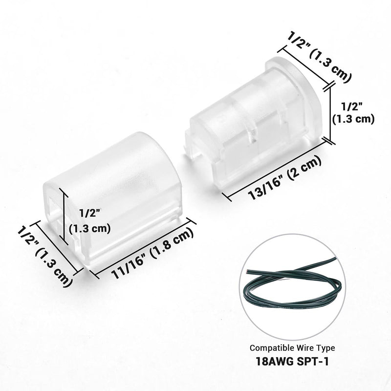 Yescom C7 C9 Christmas Light Clips, Hangers, Stakes, End Caps