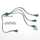 Yescom Splitter Connectors for 110V Mini Christmas String Lights 10Set
