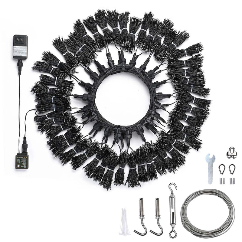 Yescom Commercial Twinkle Curtain String Light 40x10ft