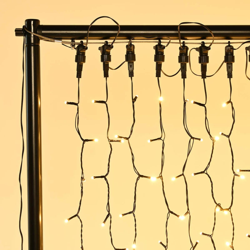 Yescom Commercial Twinkle Curtain String Light 40x10ft