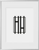 11x14, Silver Aluminum Glass Frame by Haus and Hues