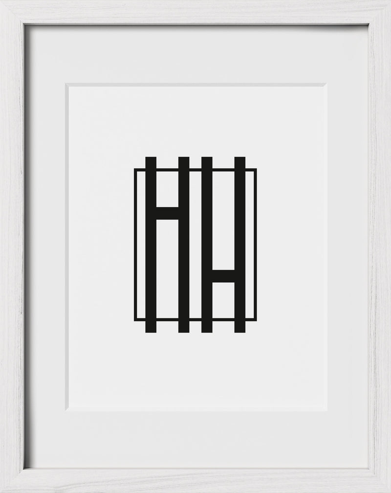 11x14, White Oak Glass Frame