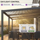 [11X18FT] Alora Modern Louvered Aluminum Pergola With Sloped Roof (SAK29326)