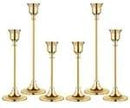 Candlestick Holders,Taper Candle Holder for Candlesticks Gold Brass Vintage Candle Stick Candle Holders Candelabra Candle Holder for Fireplace Party Dining Home by CozyNest Decor