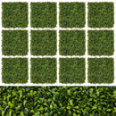 12-Pieces 20 Inch x 20 Inch Artificial Hedge Boxwood Panels by LJGDeals