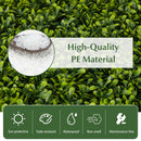12-Pieces 20 Inch x 20 Inch Artificial Hedge Boxwood Panels by LJGDeals
