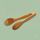 12" Bamboo Salad Tongs by Bamboo Switch