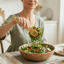 12" Bamboo Salad Tongs