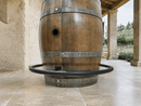 Whiskey & Wine Barrel DIY Bistro Kit — Table Top, Foot Rail & Stools