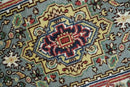12 feet runner Mustard, Charcoal and Ivory Hand knotted Traditional wool Area Rug by The Rug Decor
