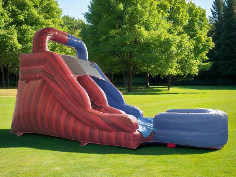 12' Fire N Ice Waterslide with Pool