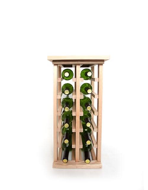 Wine Rack with Tabletop / Tasting Area for 12 standard Bottles
