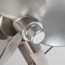 12" Flush Mount Low Profile Caged Small Ceiling Fan with Light and Remote Control