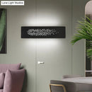 GobekUsa 12" Minimalist Linear LED Wall Sconce in Black/White: Up and Down Iron Shade Wall Mount Lamp