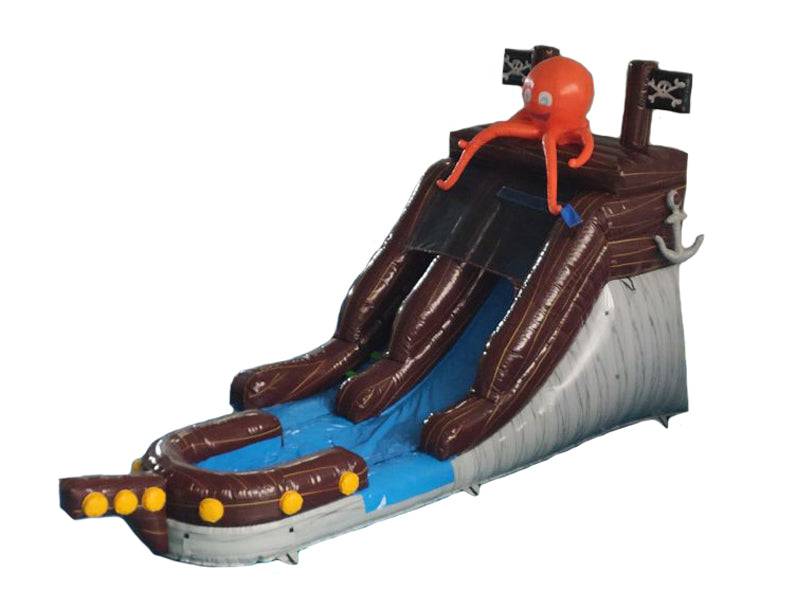 12' Pirate Cove Inflatable Slide Wet/Dry