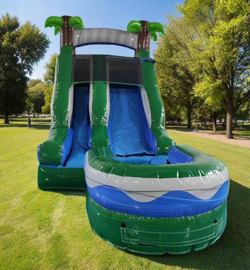 12' Tropical Waterslide with Pool