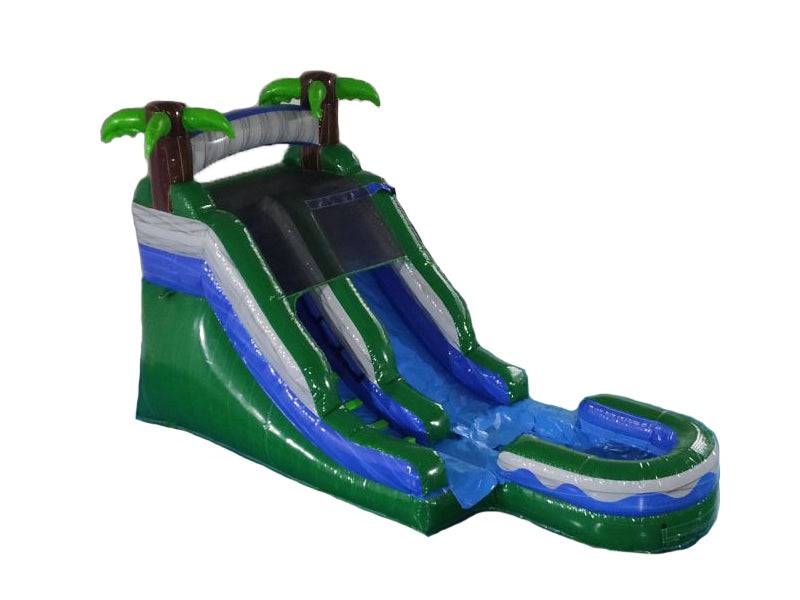 12' Tropical Inflatable Slide Wet/Dry