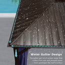 [12X20FT] Alora Heavy-Duty Outdoor Backyard Hardtop Gazebo With Netting And Curtains (SAK18352) by SAKSBY WHOLESALE