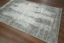 5x7 Gray, Silver Hand Knotted 100% Wool Modern & Contemporary Oriental Area Rug