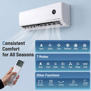 12000 BTU 18.1 SEER2 115V Mini Split Air Conditioner Works with Alexa