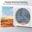 SEERXtreme Series ENERGY STAR Certified 12000 BTU 24 SEER2 208-230V Mini Split Heat Pump Heating at -15¬∞F by LJGDeals