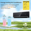 12000 BTU 22 SEER2 208-230V Wifi Enabled Mini Split Air Conditioner and Heater Black by LJGDeals