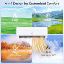 Airtural Series 12000 BTU 115V 22 SEER2 WiFi Enabled Mini Split Heat Pump by LJGDeals
