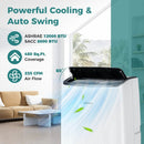 12000 BTU Portable Air Conditioner with Heat and Smart WiFi by LJGDeals