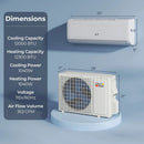 Airtural Series 12000 BTU 115V 22 SEER2 WiFi Enabled Mini Split Heat Pump by LJGDeals