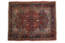 3x4 Vintage Fine Heriz Square Rug