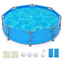 690/978/1158/1617 Gal Outdoor Family Swimming Pool with Metal Frame by LJGDeals