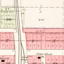 Vintage Map of Fort Calhoun, Nebraska 1908