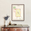 Vintage Map of Herman, Nebraska 1908