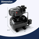 1200 W Garden Water Pump Shallow Well Pressurized Irrigation by LJGDeals