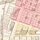 Vintage Map of River Falls, Wisconsin 1908