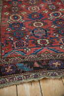4x5.5 Antique Kurdish Bijar Rug