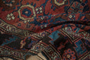 4x5.5 Antique Kurdish Bijar Rug