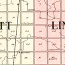 Vintage Map of Buena Vista County, Iowa 1908