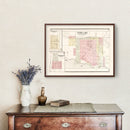 Vintage Map of Storm Lake, Iowa 1908