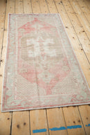 2.5x5.5 Vintage Distressed Oushak Rug Runner