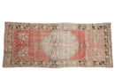 3x6.5 Vintage Distressed Oushak Rug Runner