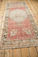 3x6.5 Vintage Distressed Oushak Rug Runner
