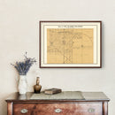 Vintage Map of Hope, Kansas 1909
