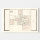 Vintage Map of De Smet, South Dakota 1909