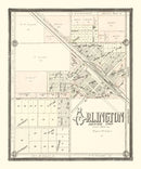 Vintage Map of Arlington, South Dakota 1909