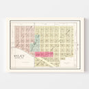 Vintage Map of Riley, Kansas 1909