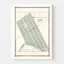 Vintage Map of Ogden, Kansas 1909
