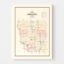 Vintage Map of Andrew County, Missouri 1909