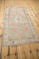2.5x5 Vintage Distressed Oushak Rug Runner