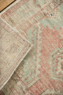 2.5x5 Vintage Distressed Oushak Rug Runner